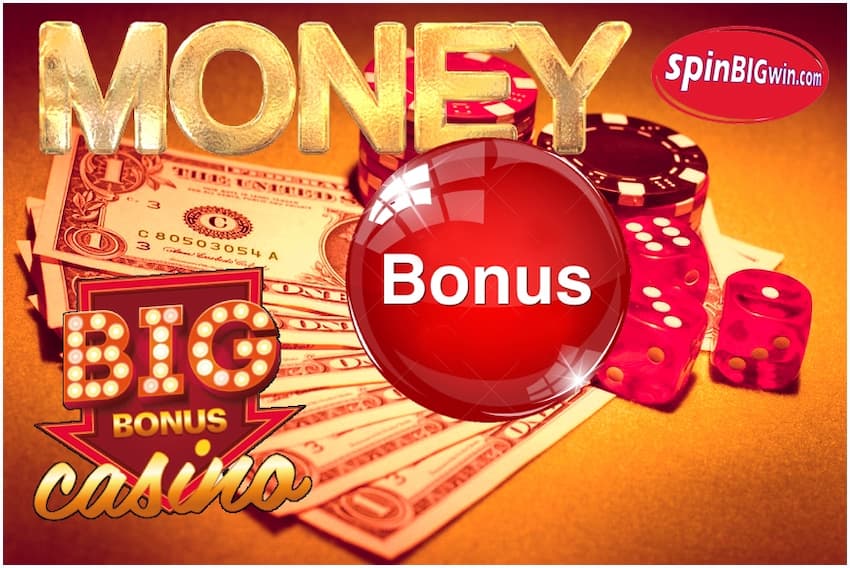 Cash Bonus in the Best Online Casinos at SpinBigWin.com is pictured.